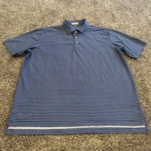 Peter Millar Summer Comfort Golf Polo, Men’s XL Low Ball Cocktail Glass booze